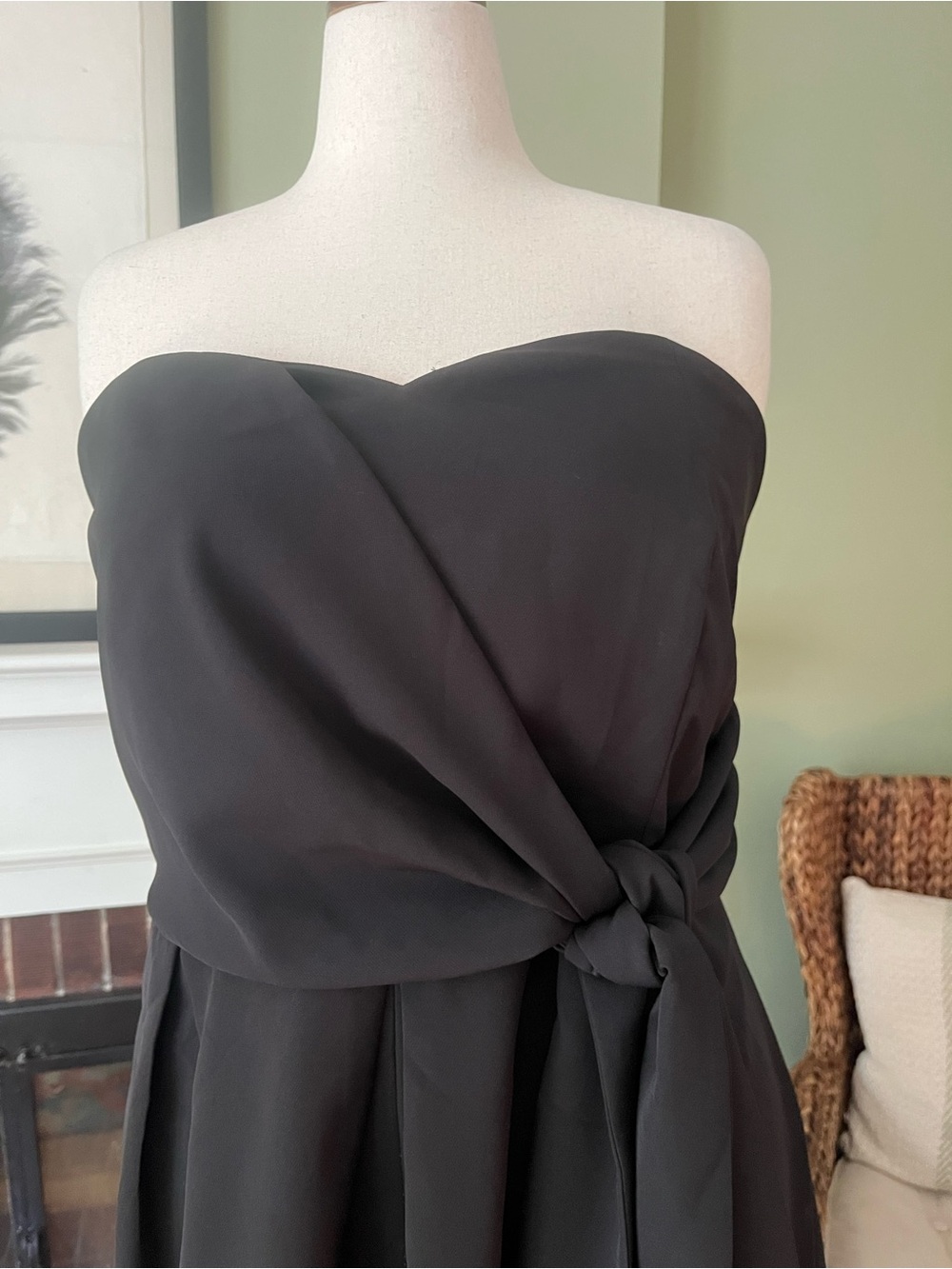 ELOQUII Convertible Strapless Fit-and-Flare Cocktail Dress | Size 20 - Picture 5 of 8